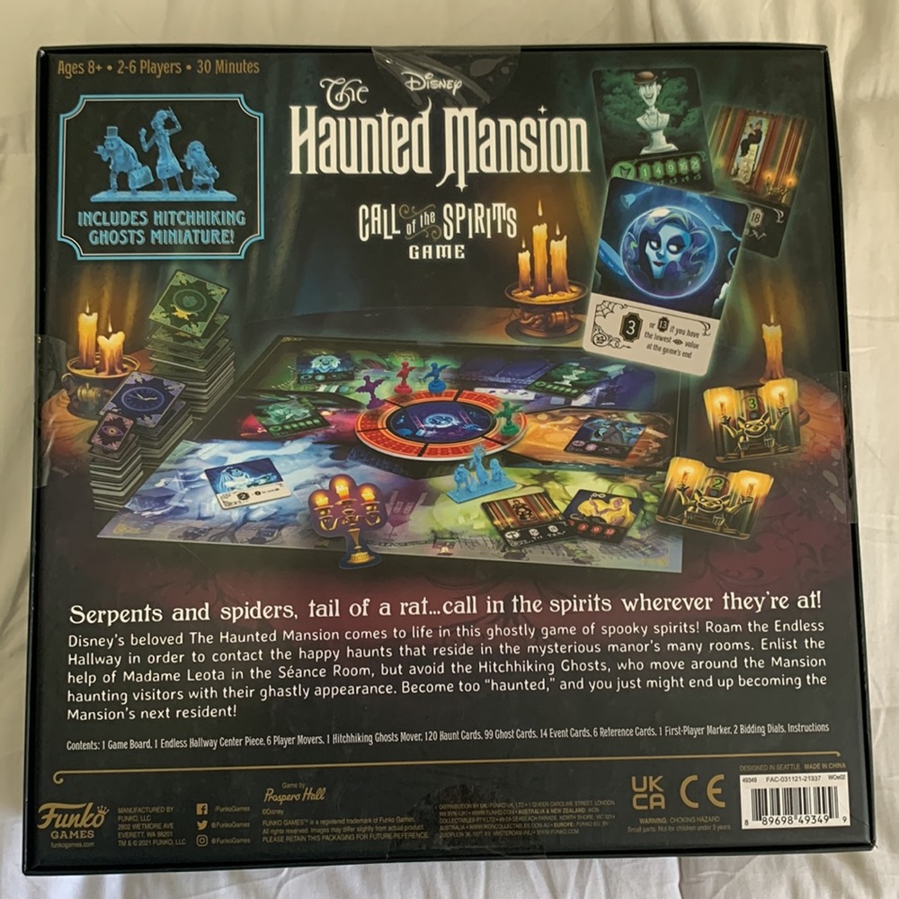Disney Haunted Mansion Call of the Spirits Game FUNKO GAMES - Picture 3 of 9